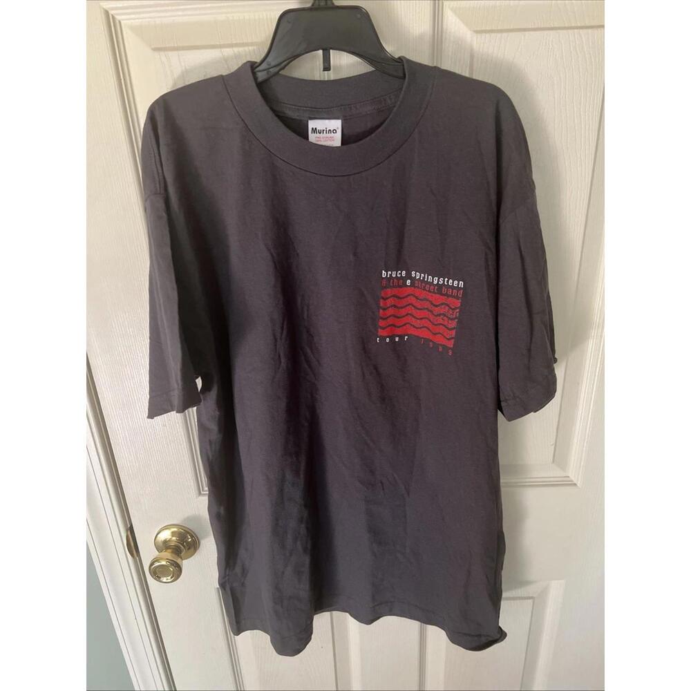 Vintage Bruce Springsteen & E Street T Shirt Large Tour 1999 Faded 90s Concert